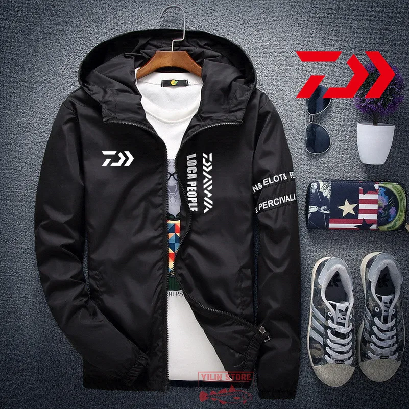 

Daiwa Fishing Jacket Men Breathable Fishing Clothes LongSleeve Quick Dry Outdoor Fishing Clothing Sports Hiking Camping Clothing