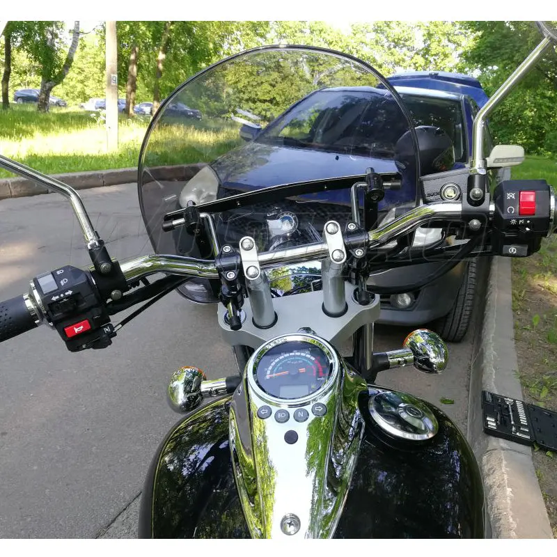 Ветровой экран на лобовое стекло для 1986 2009 Kawasaki Vulcan VN 500 88 750 800 1500 VN1500 VN800 EN500 7/8 &quot1