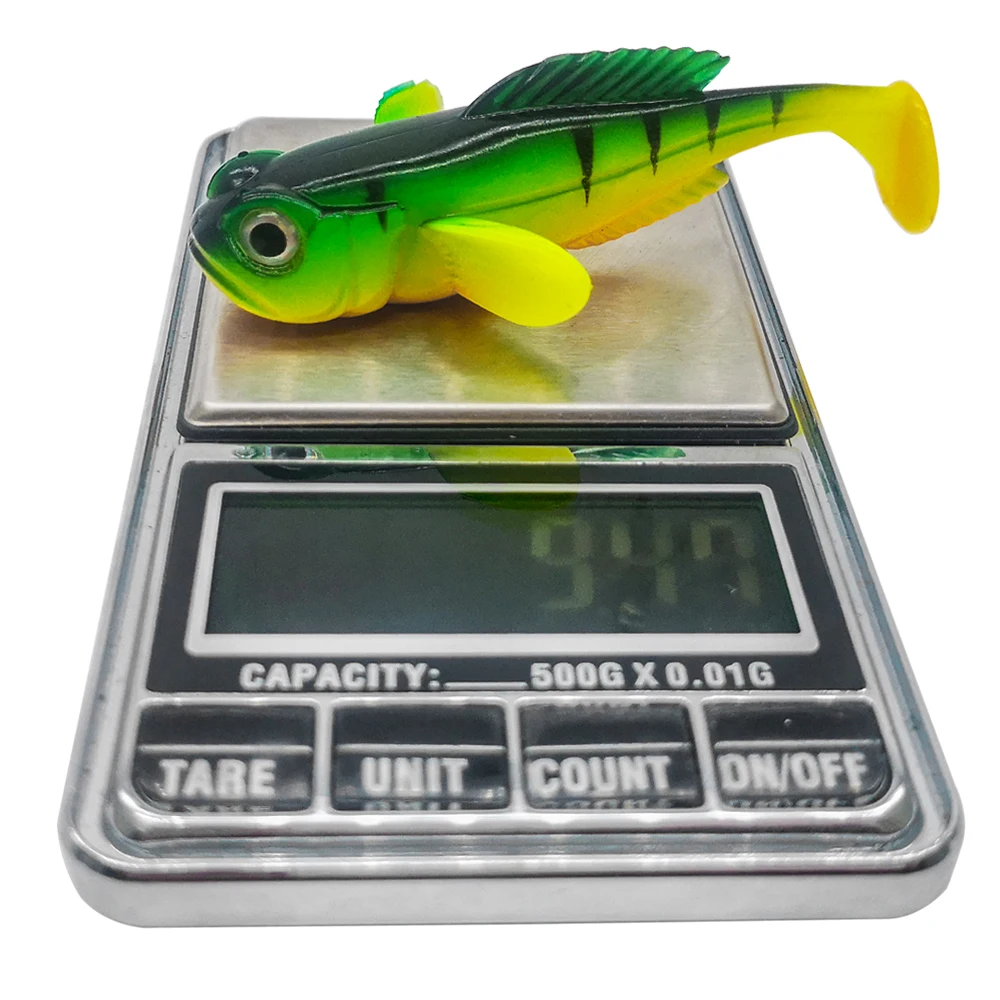 5pcs/Pack Goby Paddle Soft Bait  80mm 9.5g  New Swimbait Ultra Realistic Design Fish Lure Finest Detailed Softbait Fishing Lure