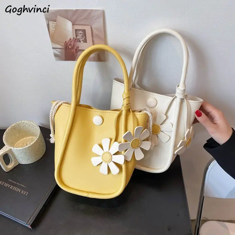 

Solid Color PU Leather Women Shoulder Bags Crossbody Bag Branded Luxury Fashion Handbags Female Purse Korean Stylish Chic Design