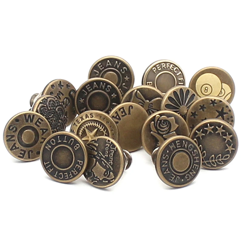 5 шт. булавки швейные пуговицы Регулируемый разборки выдвижной джинсы с