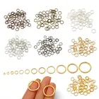 Незамкнутые соединительные кольца с разрезом для самостоятельного изготовления ювелирных изделий, 345678101214161820 мм