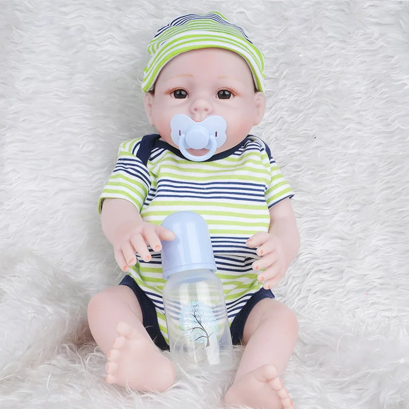 20 дюймов Новорожденные куклы Reborn Baby реалистичные мягкие силиконовые реалистичные куклы ручной работы для малышей игрушки для детей Подарки