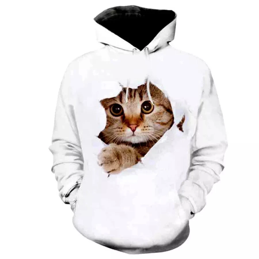 

Hot Sale Women Hoodie Fashion 3D Print Hooded Pullover Graphic Top Plus Size
