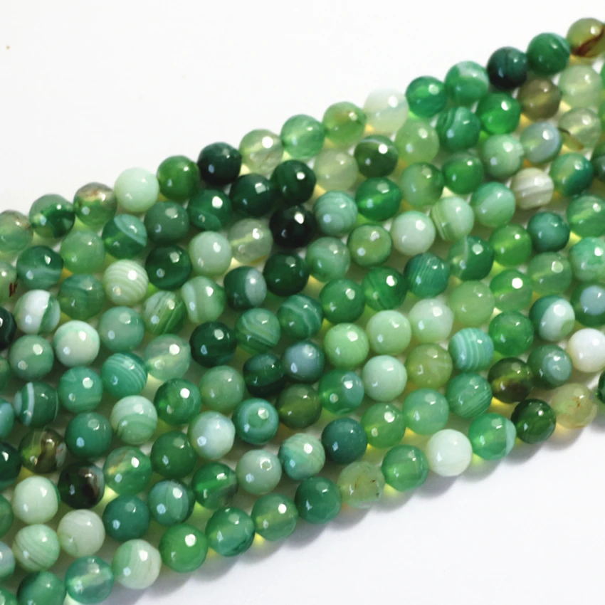 

Faceted Round carnelian 6 8 10 12mm Natural Green Fringe agat Veins Stone Onyx Loose Beads Jewelry Making Finding 15inch A16