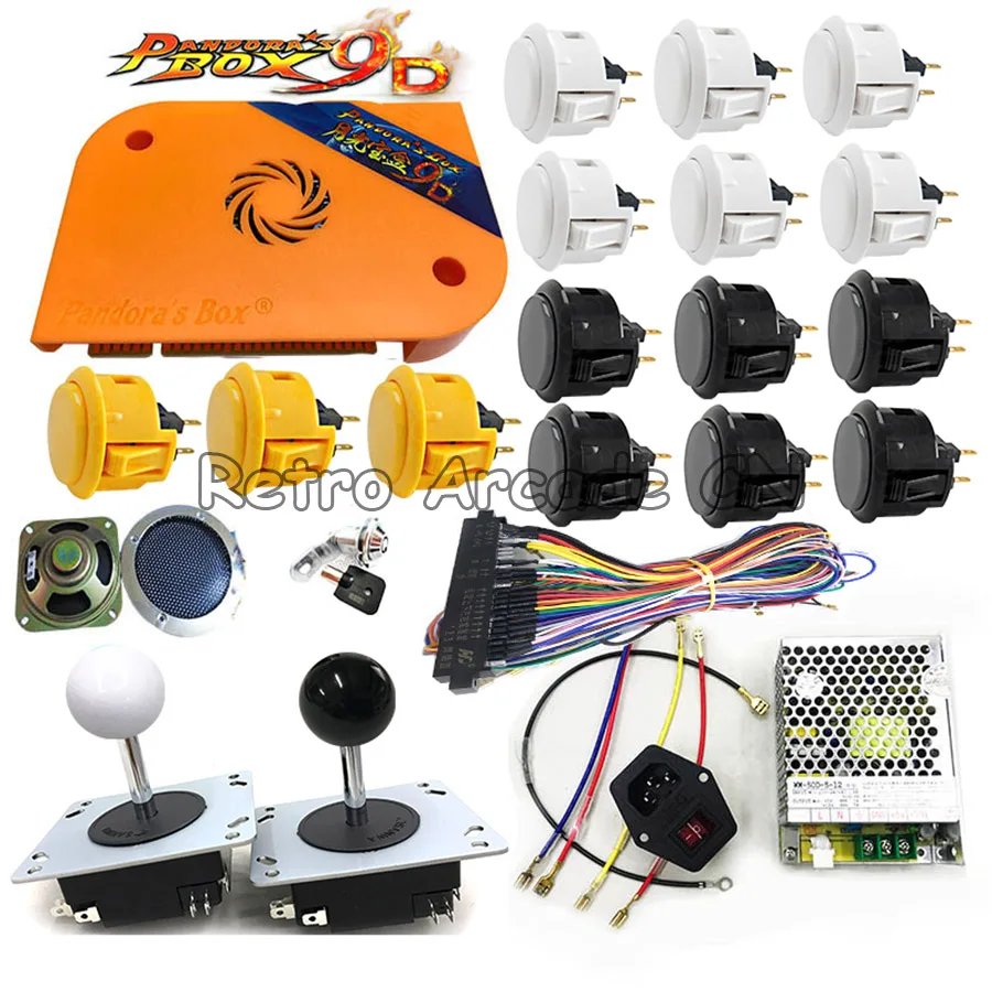 Pandora box 9D Jamma board 2222 в 1 оригинальный джойстик Sanwa OBSF-30 button DIY аркадный комплект для