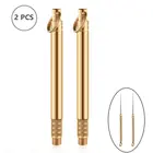 2 шт. карманная титановая складская Держатели Для Зубочисток Водонепроницаемая многофункциональная вилка для фруктов для открытого пикника и кемпинга