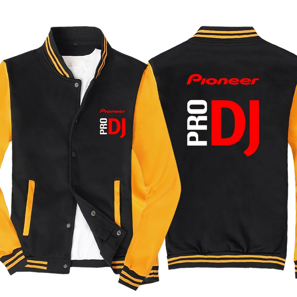 

NEW Fashion Men for Pioneer Pro DJ Baseball Jacket Mens Sportswear Casual Sweatshirt Hip Hop Harajuku Unisex Uniform