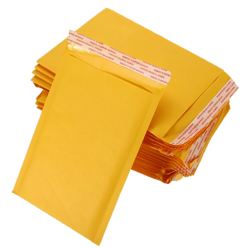 10/20/30/50 PCS/Lot Envelope With Bubble Mailing Bag Kraft Paper Mailers Envelopes Bags Padded Shipping | Дом и сад