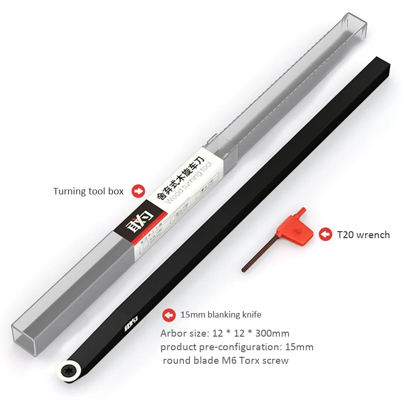 

1Set Aluminum Alloy Hollowing Wood Turning Tools Knurling Knife Handle Wrench for Lathe Turning Tool Kit