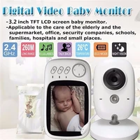 newest 3 2 inch wireless video color baby monitor high resolution baby nanny security camera night vision temperature monitoring