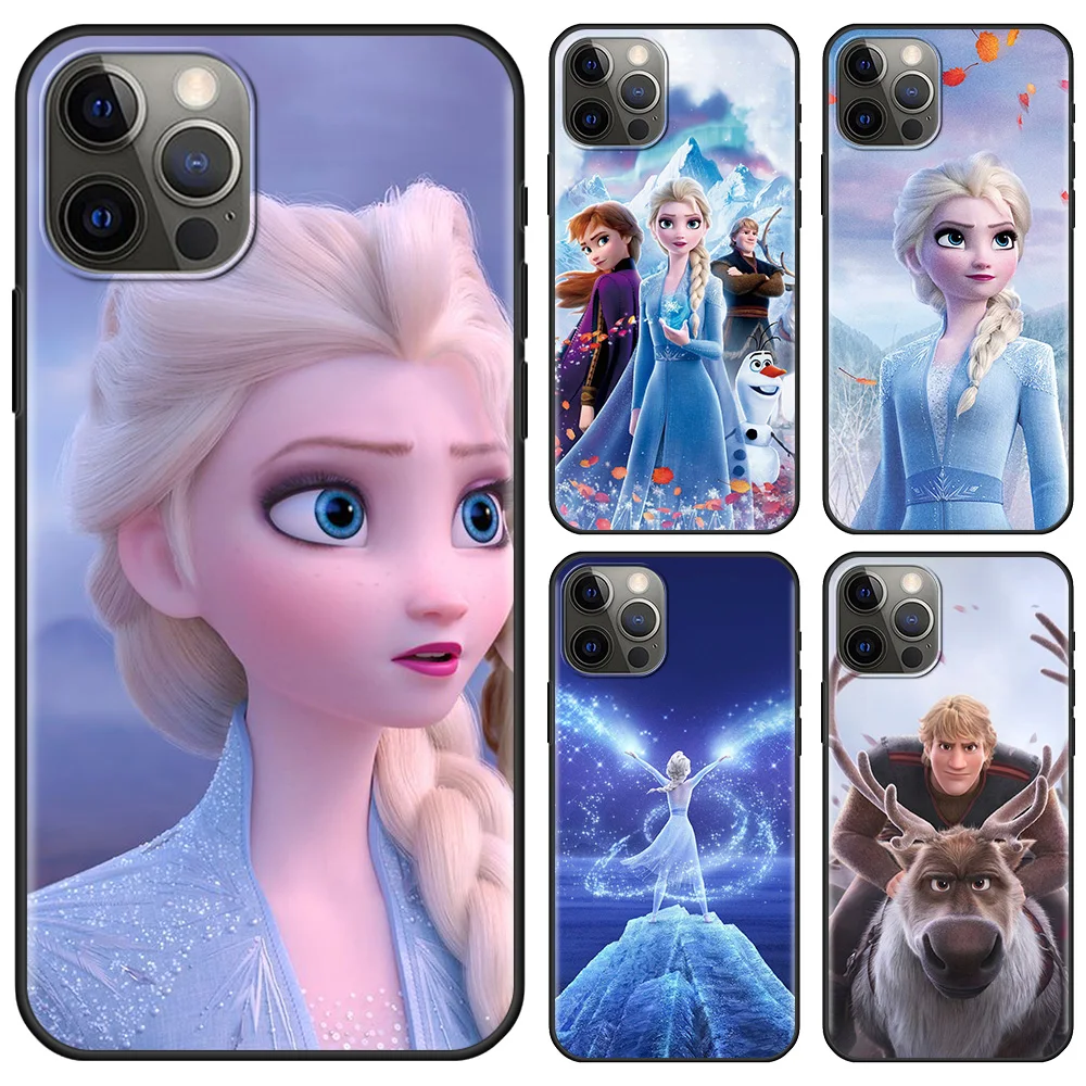 

Чехол «Холодное сердце» Эльзы Анны для Apple iPhone 7 8 11 Pro Max SE2 XR X XS Max 5 5s 6s Plus, мягкий силиконовый чехол, сумка, Coque