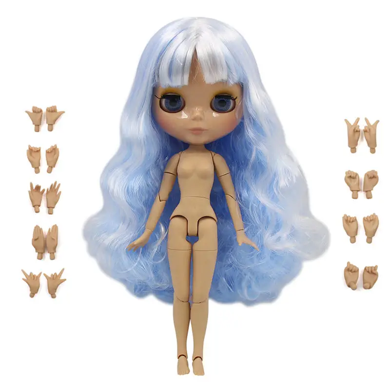 tan skin Ледяная фабрика Blyth кукла шарнир тело DIY игрушки BJD 30 см 1/6 модные куклы девочка подарок Специальное предложение на продажу - Цвет: tan skin