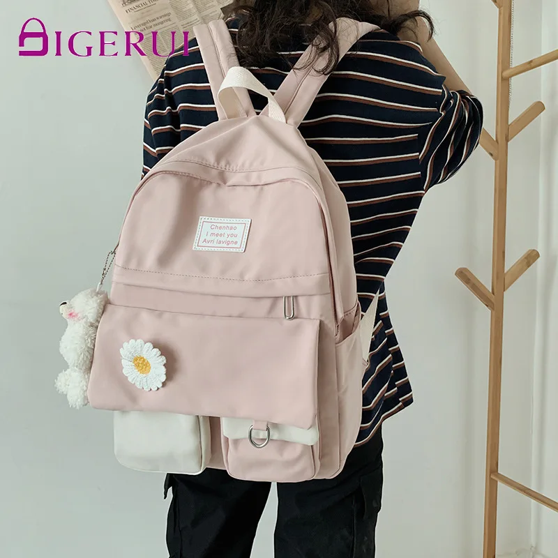 Женский школьный ранец DIGERUI милый рюкзак в Корейском стиле Харадзюку для
