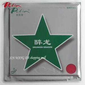 Ракетки для настольного тенниса Palio drunken dragon, оригинальные резиновые ракетки для настольного тенниса