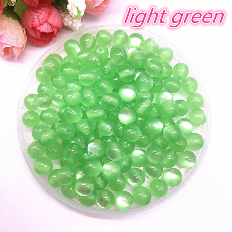 Новинка 50 шт./лот 8 мм аксессуары для браслетов DIY детские круглые бусины в полоску