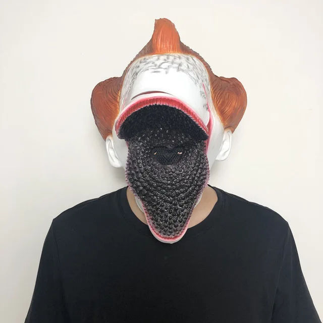 Черный Фильм It Chapter Two 2 oker маска пеннивайза Стивен Кинг ужас, Костюмированная вечеринка латексные маски шлем клоун Хэллоуин вечерние костюм, реквизит - Цвет: Черный