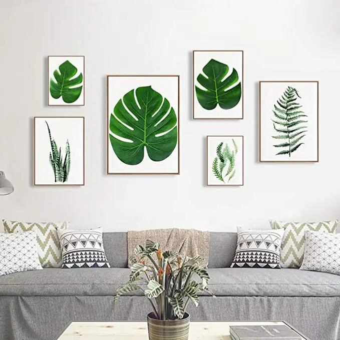 12 шт. искусственные тропические листья пальмы остров стиль Моделирование