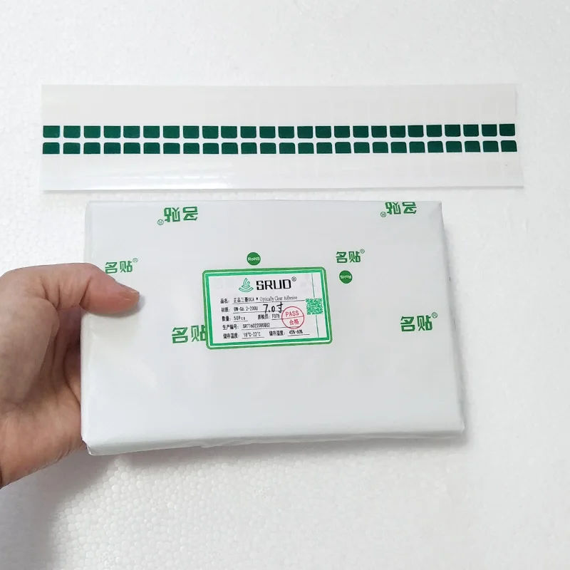 50pcs Optical Clear Adhesive OCA Glue Film for Xiaomi MI 9 8 MAX 1 2 3 Lite MI9 MAX 2 NOTE 2 3 4 POCO  F3 PRO Poco M2 Pro X3