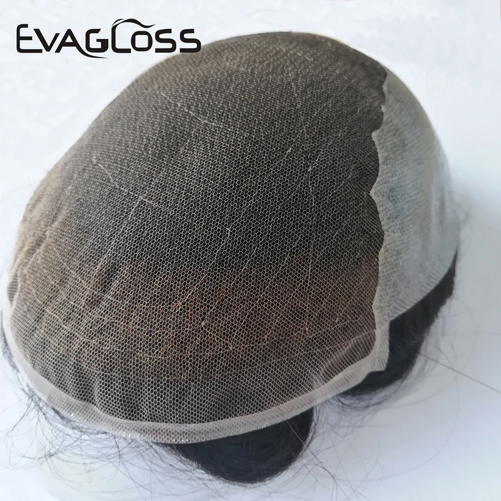 Реми человеческие волосы заменяемые Мужские t-System Unit Toupee мужской дышащий протез