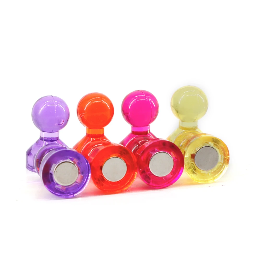

10pcs N35 Neodymium Fridge Magnets Colorful Pushpin Office Home Thumbtack for Paper Photo Memo Mounting Wall Fridge Whiteboard