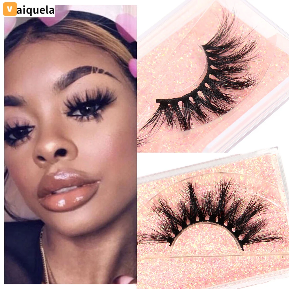 

4psc Mink Eyelashes Makeup Lashes 3D Popular Fluffy Cruelty free Eye Mink Lashes Cross Full Volume False Eyelashes Eyelash