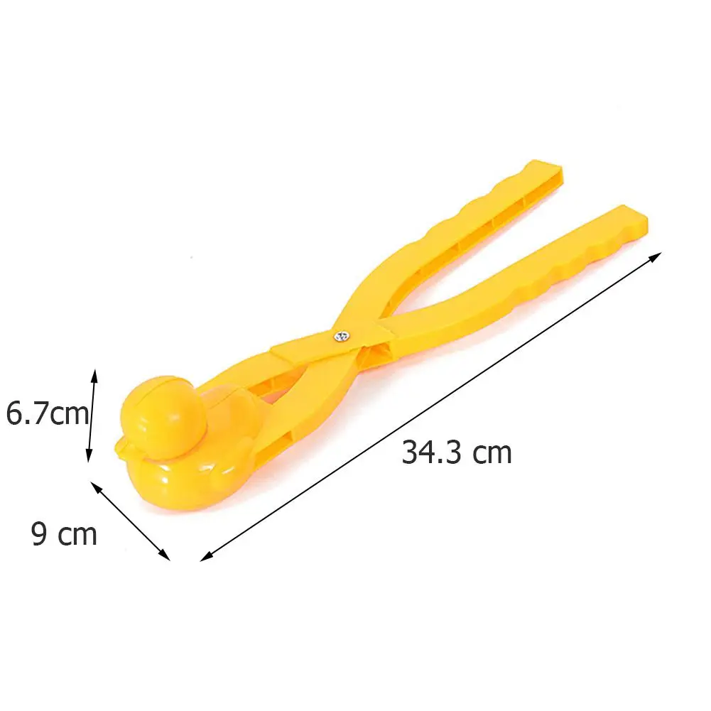 

10 Pcs Duck Shape Snowball Maker Clip Children Outdoor Winter Beach Sand Mold Tool Lovely Duck Shaped Snowball Maker Clip
