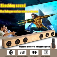 led clock bluetooth speaker computer soundbar hifi stereo subwoofer soundbox home theater echo wall boombox aux optical coaxial
