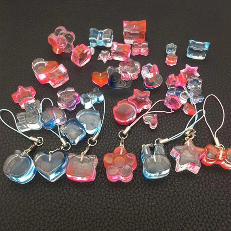 

Liquid Silicone Mold Star Rabbit Fruit Bow Necklace Pendant Mould UV Resin Molds DIY Jewelry Making Tools