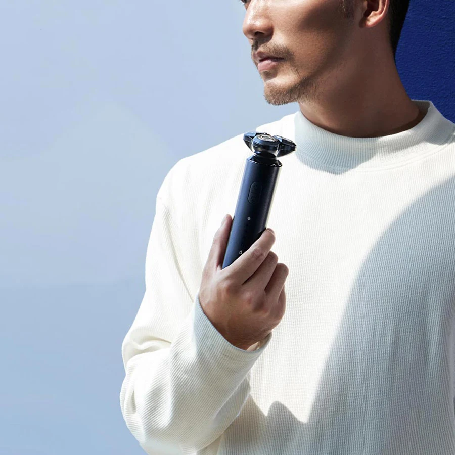 XIAOMI MIJIA портативная электробритва S700 умная Гибкая Бритва для бороды мужской