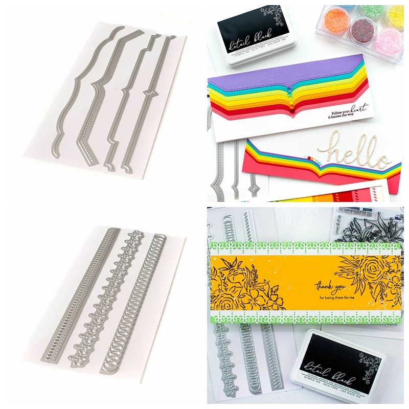 Металлические трафареты Slimedgers для сделай сам скрапбукинга фотоальбома бумажных