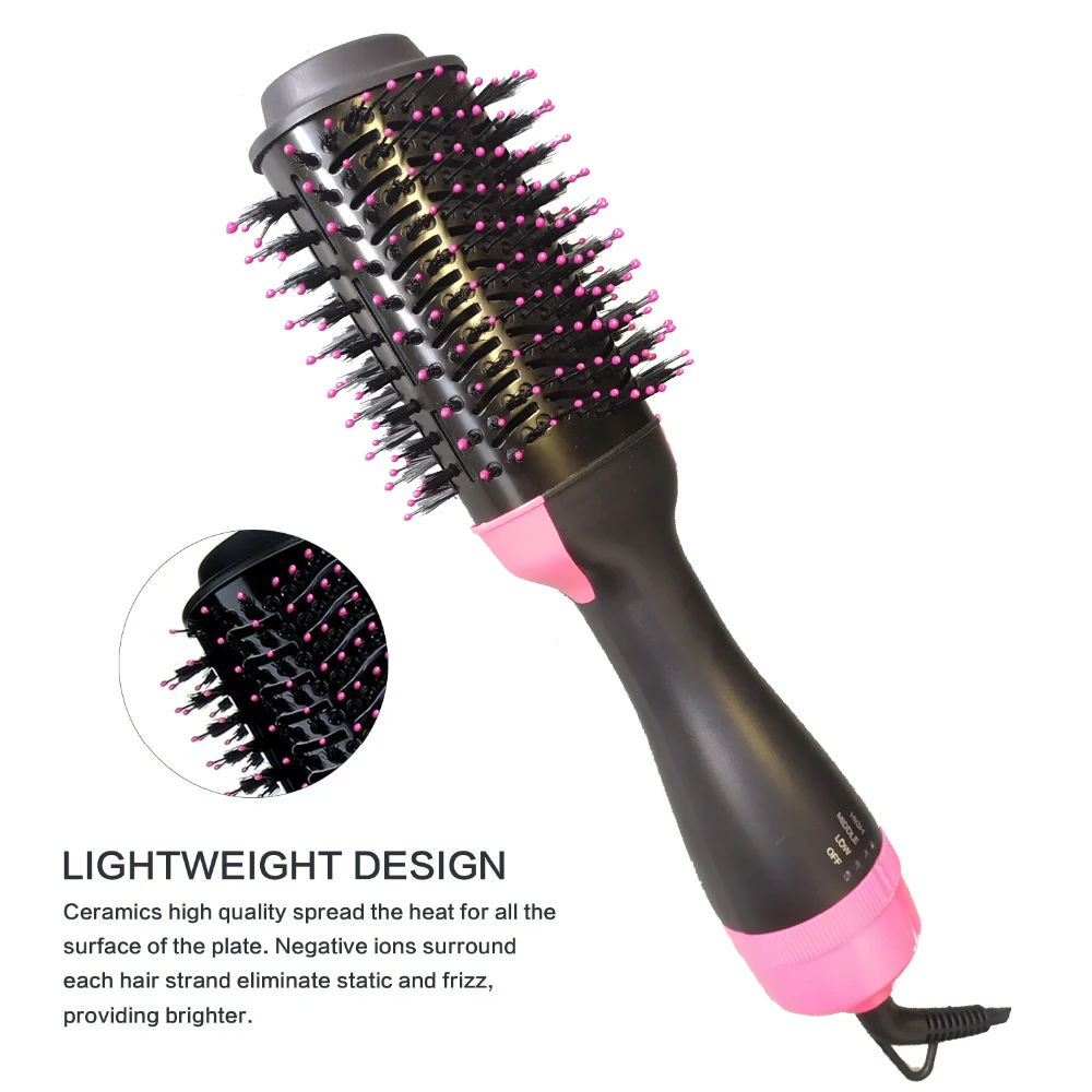 

3 в 1, Фен-щетка для волос с нагревателем и выпрямителем