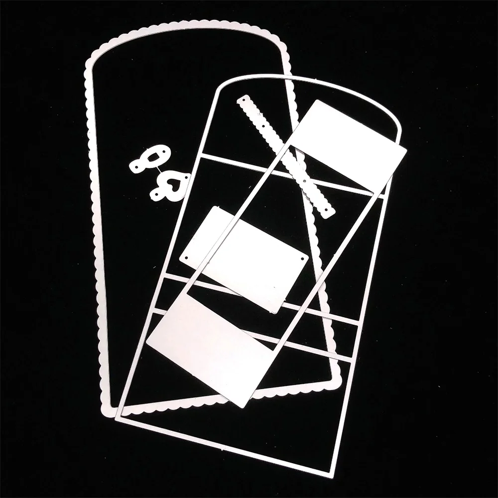 KSCRAFT женский кошелек металлические режущие штампы трафареты для DIY