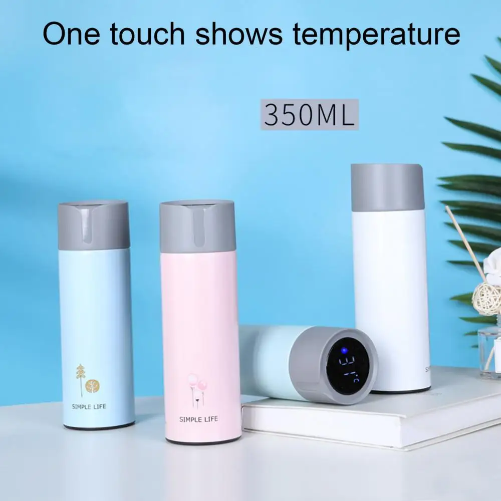 

Smart Insulation Cup Male and Female Student Portable Creative Personalized Trend Mass Simple Temperature Water Tea Cup 500ml