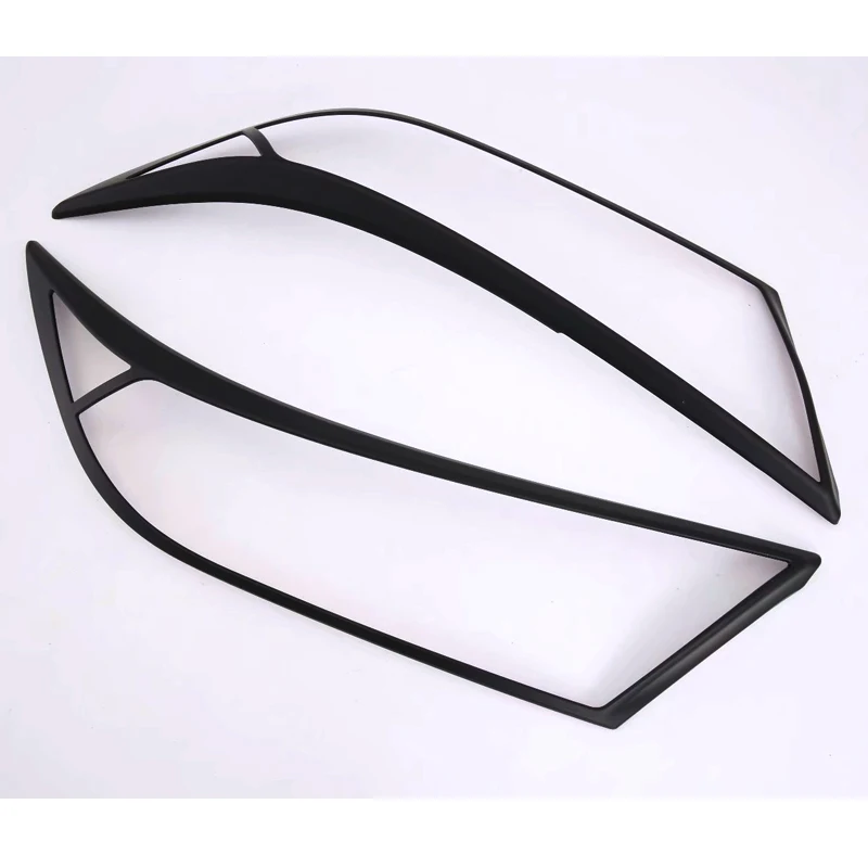 2 шт. наклейка черного цвета передние фары отделка крышки украшения для Toyota RAV4 2019