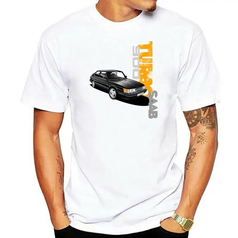 

2022 New Arrival Men Fashion T Shirt T-shirt Russia Classic Saab 900 Turbo Car
