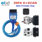 INPA K DCAN K CAN для BMW FT232RL чип с переключателем для BMW INPA OBD2 USB диагностический интерфейс INPA кабель 20Pin для BMW 1998-2013