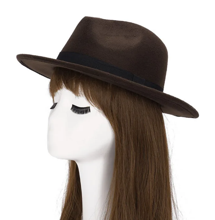 2019 Ретро стиль Зима Осень Мужские фетровые Женские Унисекс шерстяная