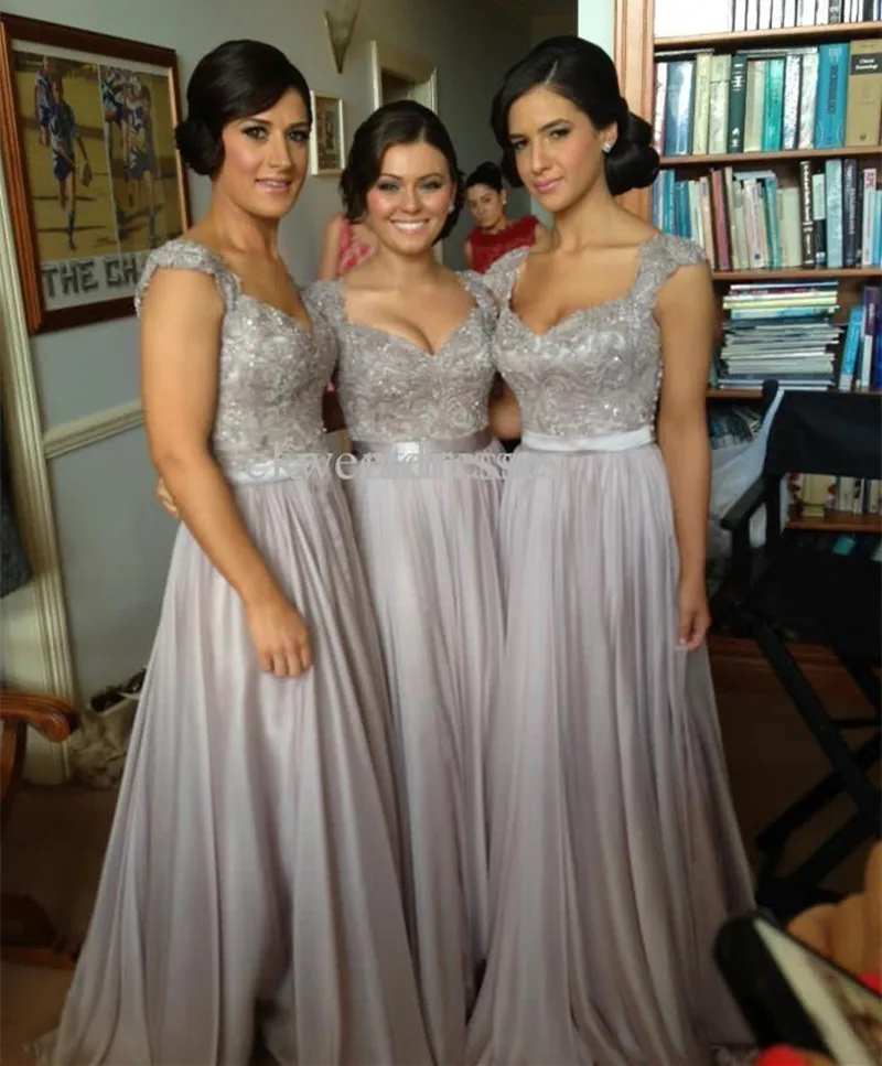 

Fashion custom luxury bridesmaid dress, ribbon Decal formal party mop skirt