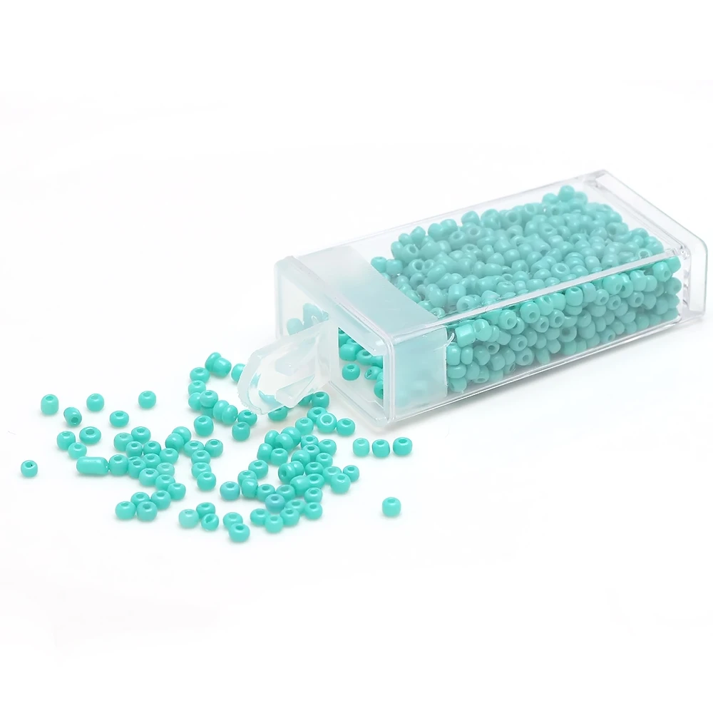 Разноцветные стеклянные бусины 1000 шт./коркор. ярких цветов бриллианты 2 мм