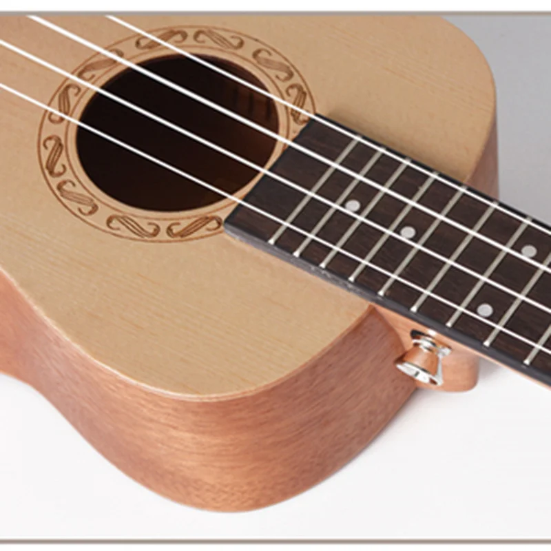 Укулеле 21 24 дюймовые электрические мини гитары из ели концертные акустические 4
