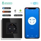 Евророзетка настенная BSEED с поддержкой Wi-Fi, умная двойная розетка с тройным кристаллом, с приложением Smart Life