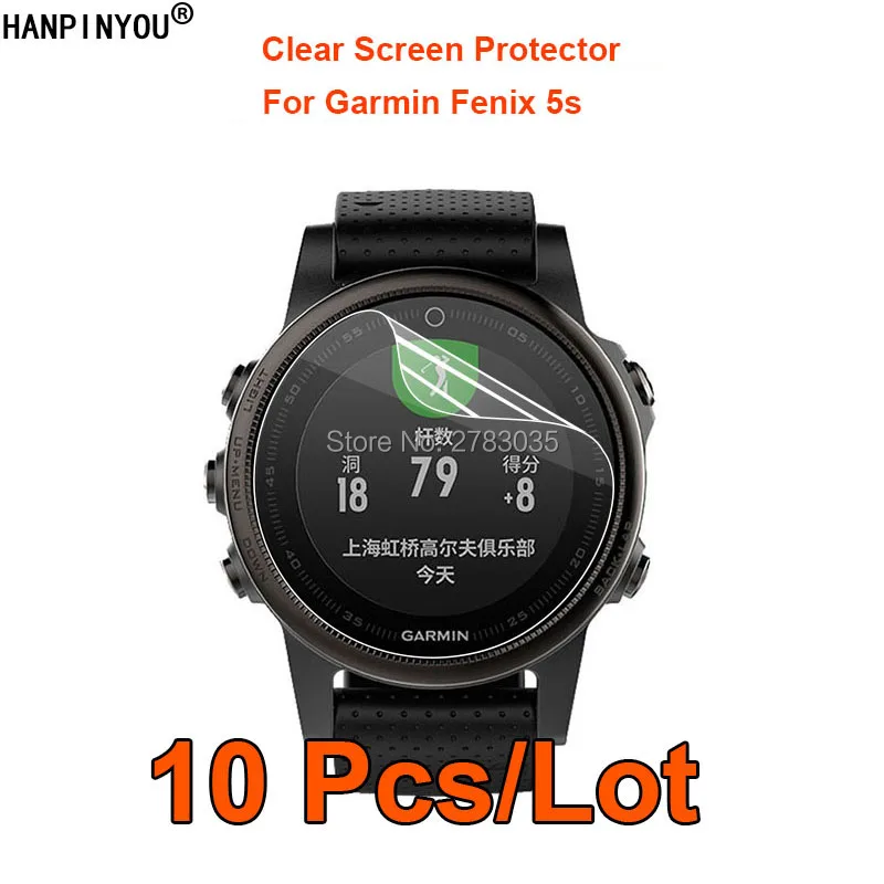 10 шт./лот для Garmin Fenix 5S SmartWatch прозрачная глянцевая Защитная пленка экрана (не