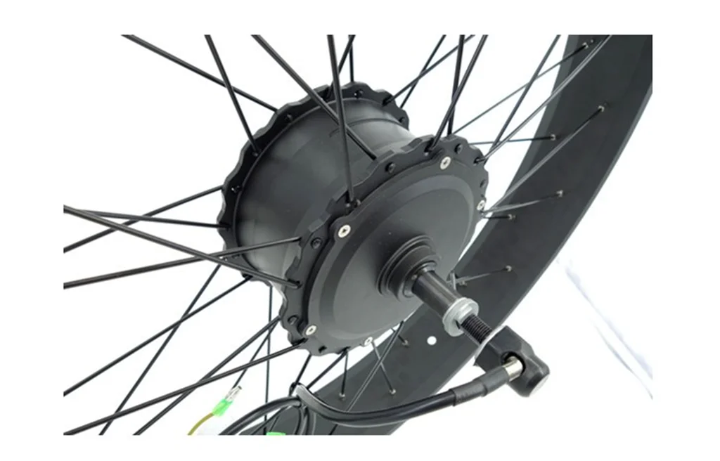 Verkaufen Neue Design 48V 500W Ausgerichtet 20*4,0 24*4,0 26*4,0 Fett Reifen Elektrische Fahrrad Conversion Kit Mit LCD Display