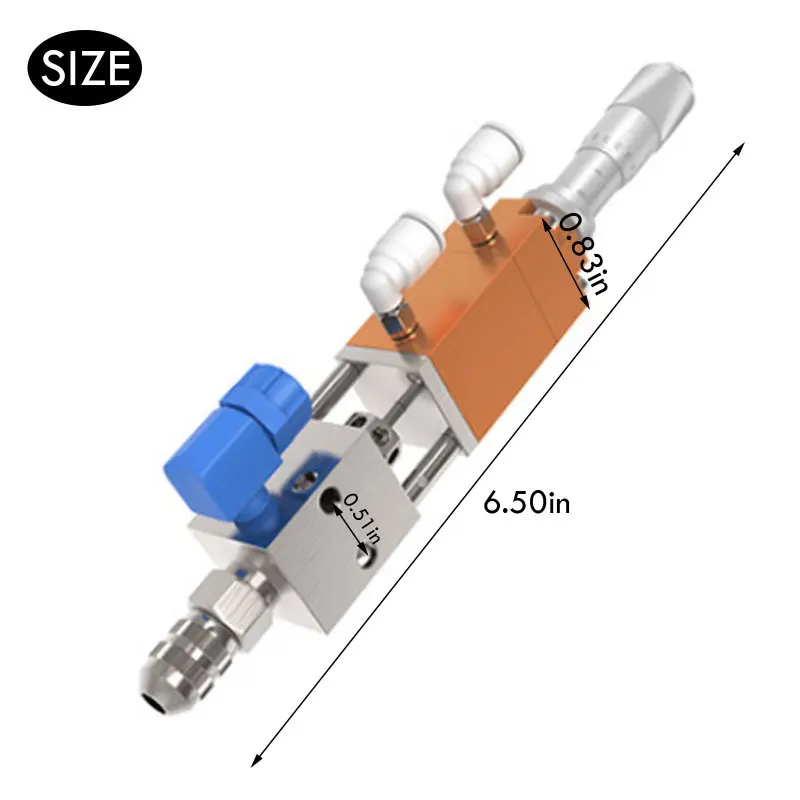 

Pneumatic UV Glue Dispenser Valve Precision Thimble Dispensing Valve Thimble Type Precision Dispensing Tools