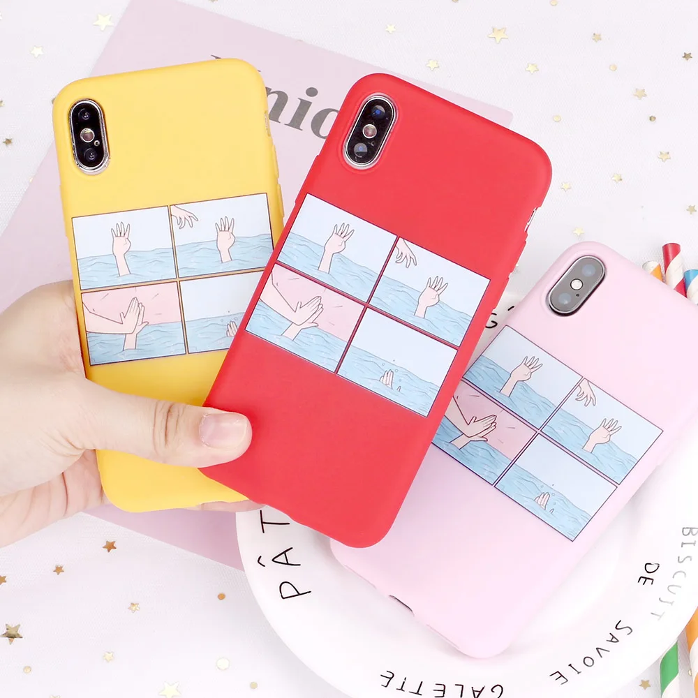 

For 11 Pro 8 8Plus X XR 7 7Plus XS Max 6 6S 12 My Depression My Brain My Anxiety Candy Silicone Soft Phone Case
