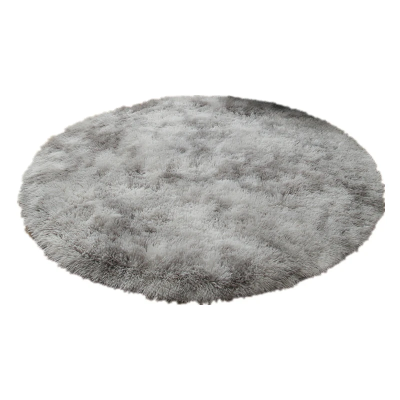 

Round Carpet In Bedroom Plush Blanket Floor Mat Large Area Living Room Carpet Fur Rug