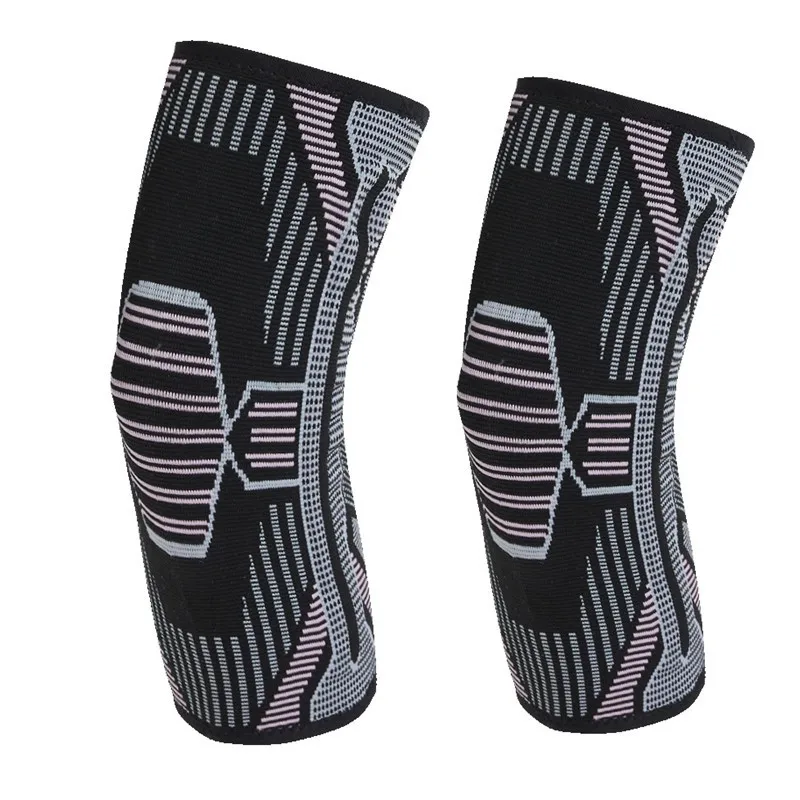 

1Pair Sport Knee Pads Side Spring Support Compression Knee Guard Sleeve Wraps Kneepad for Basketball Volleyball Squats Women Men
