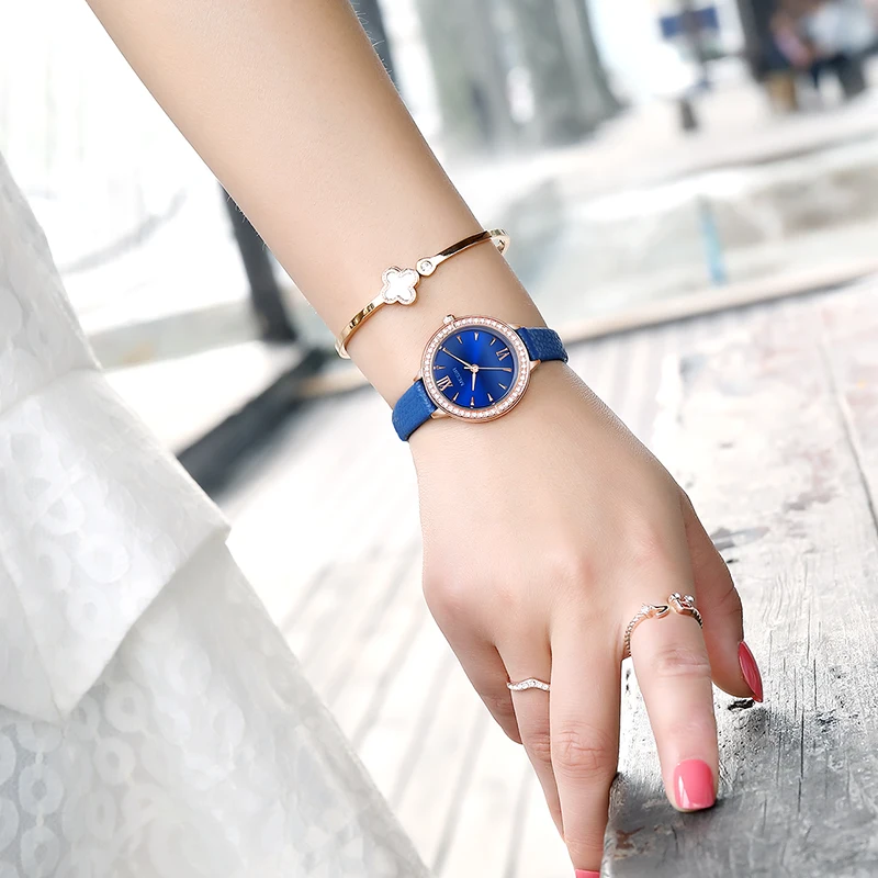 Новинка MEGIR простые Бизнес Кварцевые наручные часы для женщин Лидирующий бренд