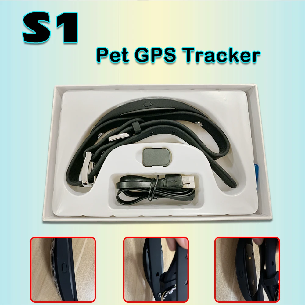 Мини S1 ошейник для домашних животных gps GSM GPRS трекер локатор реального времени с